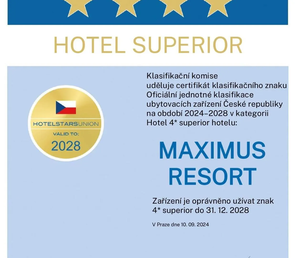 Maximus Resort Brno 4*,